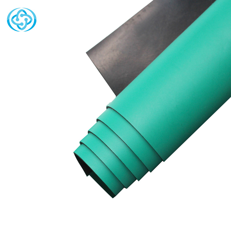 Durable anti static rubber sheeting roll for a long life