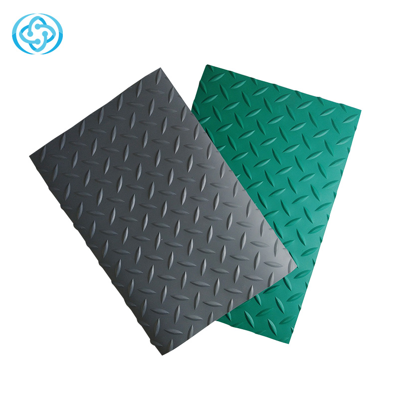 Non slip diamond checker plate safety rubber mats for stairs Qingdao Yotile Rubber & Plastic