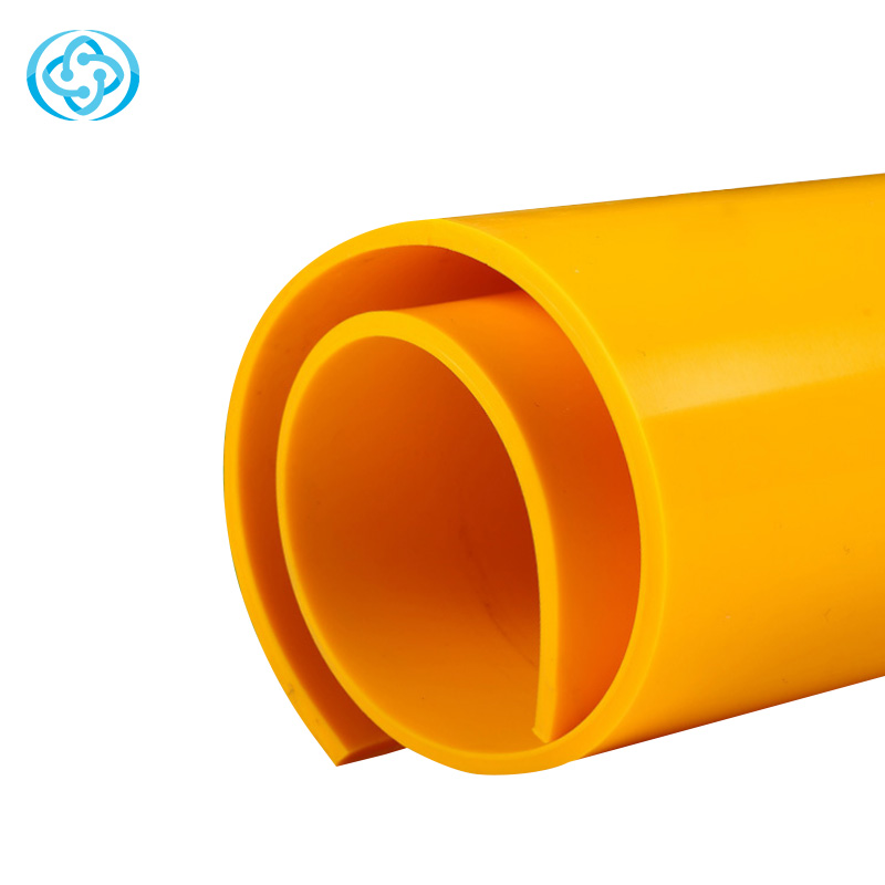 High and low temperature resistant yellow smooth silicone rubber sheet roll \u2013 Qingdao Yotile ...